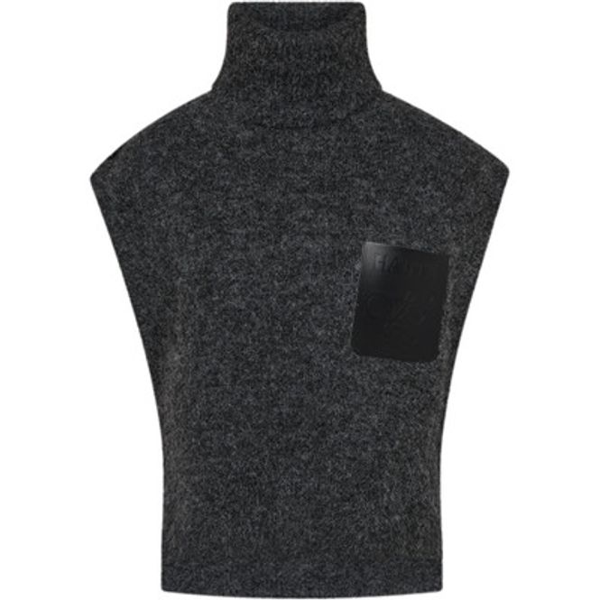 Hovedbilde Darcia Pocket Knit Vest Antracit Melange