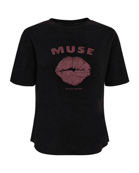 Hovedbilde Muse Tee Black/Windsor Wine