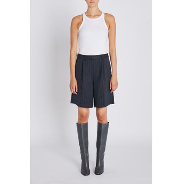 Hovedbilde Apricot Winni Shorts Blue Pinstripe