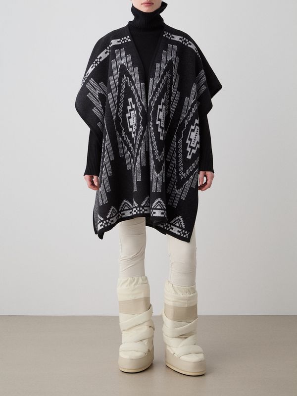 Kautokeino Poncho Black