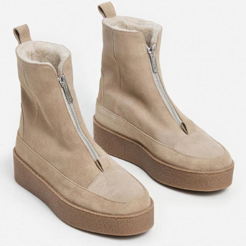 Amelia Suede Sand