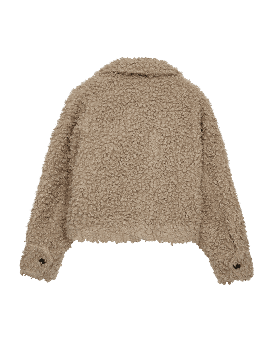 Curly Jacket Peyote Melange