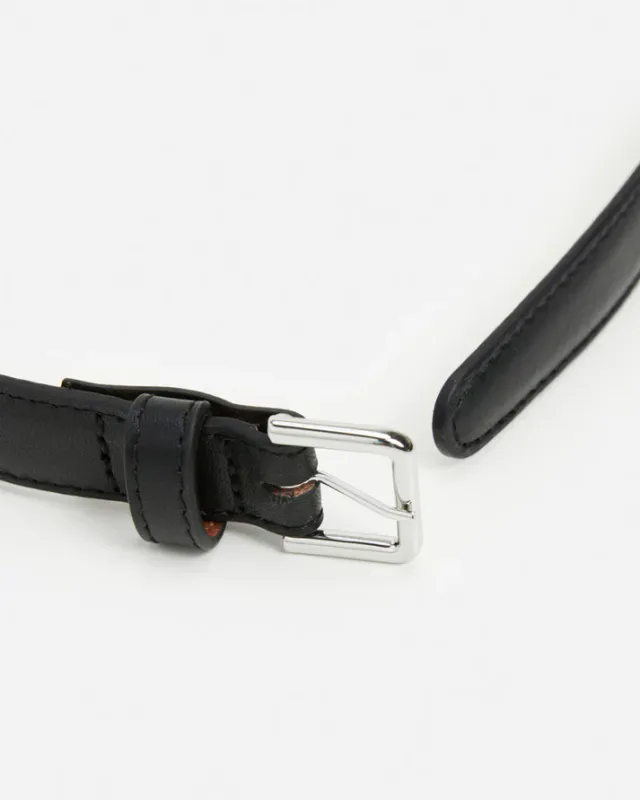 Babette Leather Belt Black