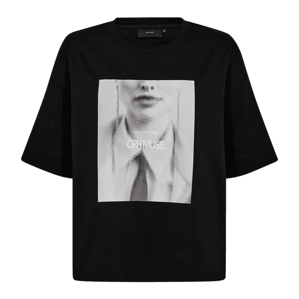 Hovedbilde Muse-Tee Print Black