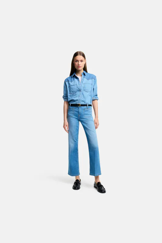 Tess Pocket Cropped