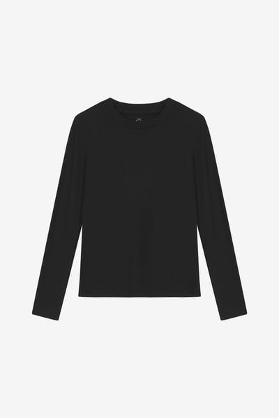 Hovedbilde Long Sleeve Soft Fiber Black