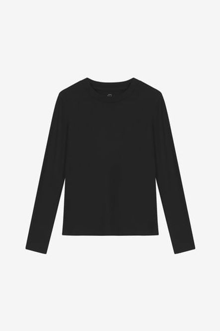 Hovedbilde Long Sleeve Soft Fiber Black