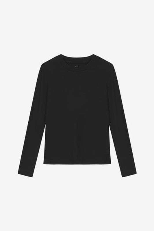 Long Sleeve Soft Fiber Black